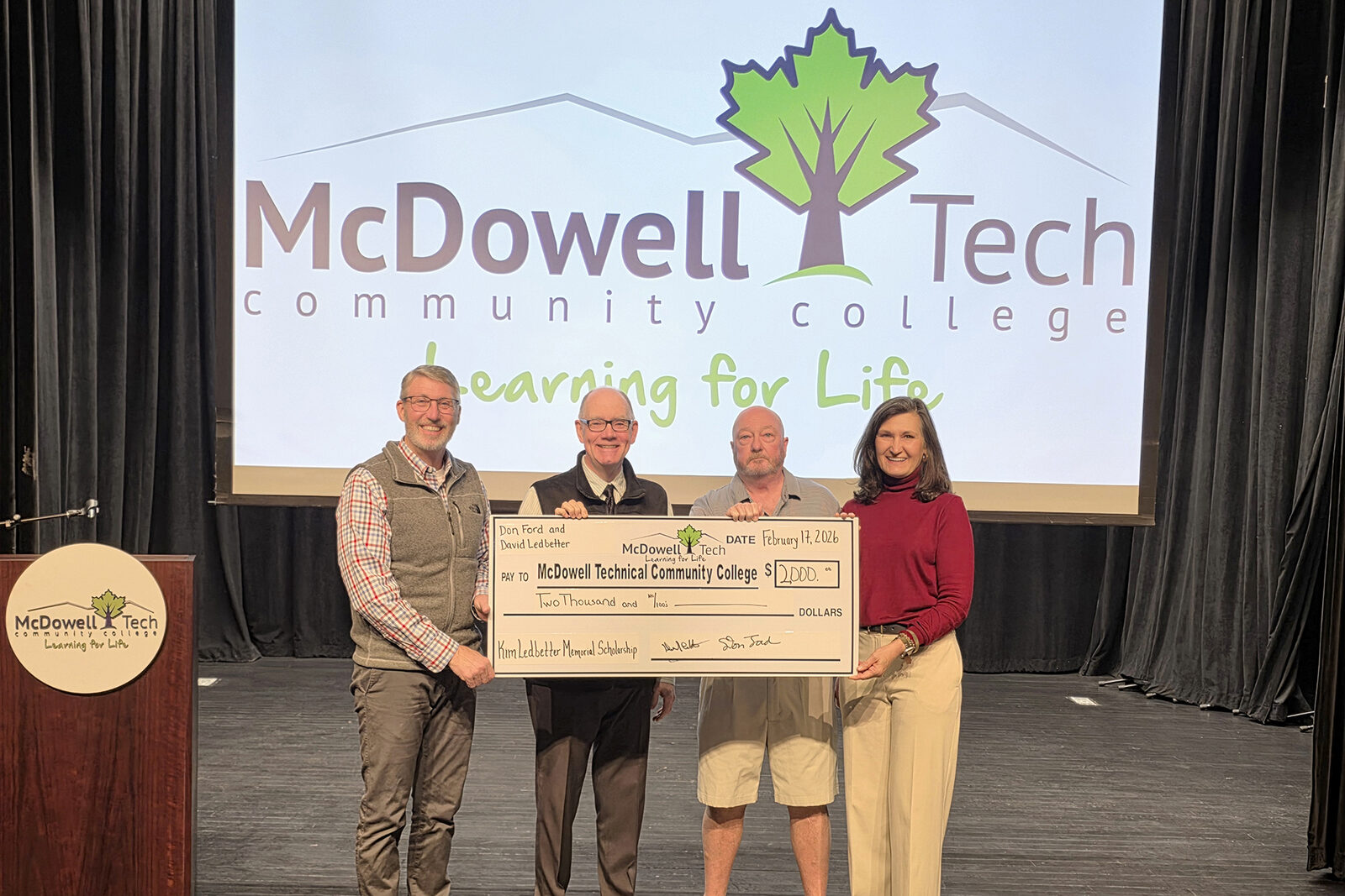 article entitled Kim Ledbetter Memorial Scholarship Reaches Endowed Status, Honoring a Legacy of Student Support